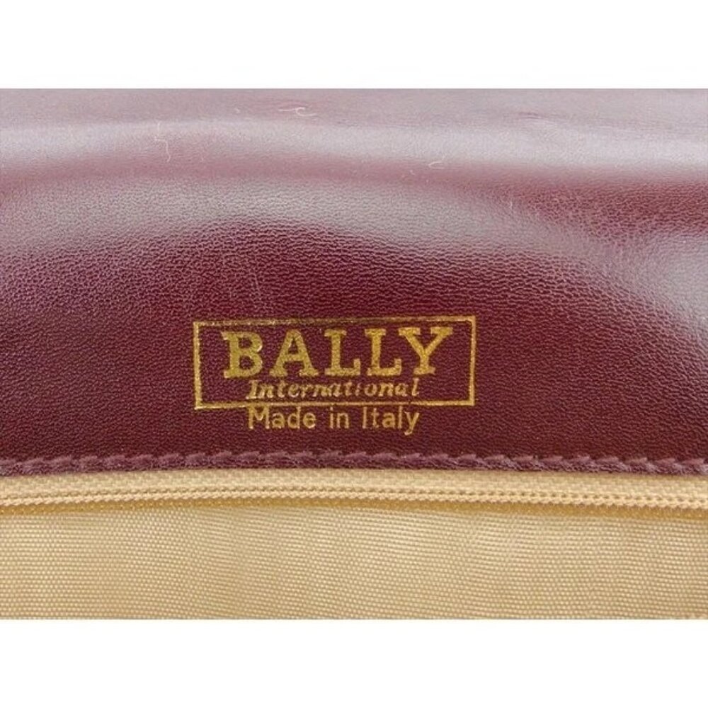 BALLY Business bag Bordeaux gold Women Authentic secondhand - Picture 4 of 7
